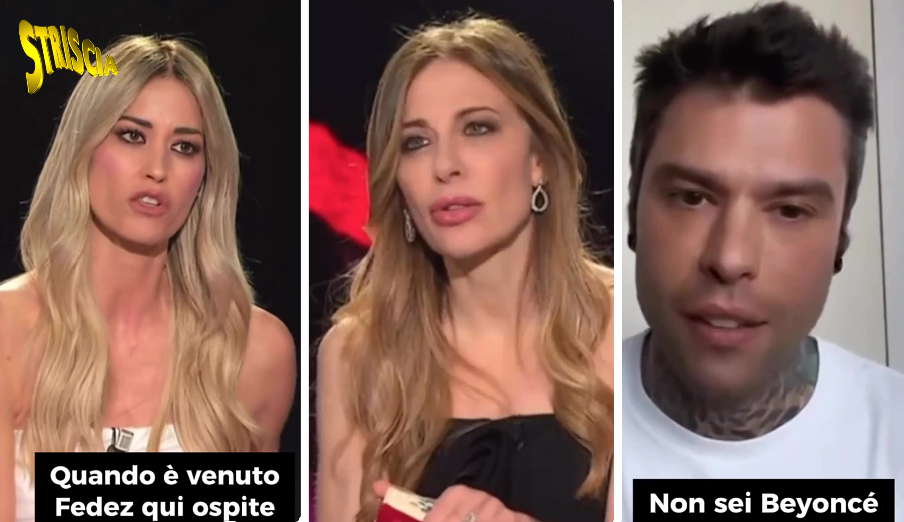 Elena Santarelli punge Fedez a Belve