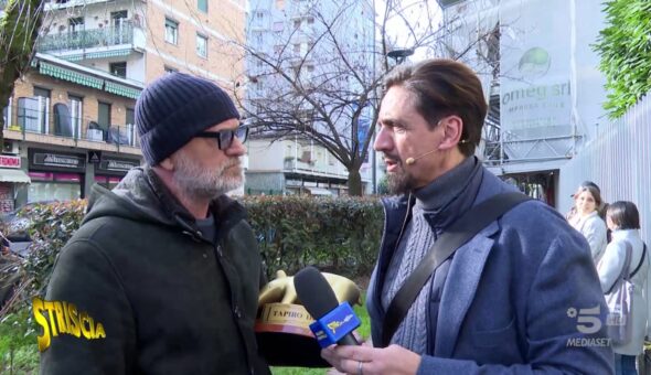 Tapiro a Pucci: «Sono di destra, non sono fascista» e su Fiorello spara a zero