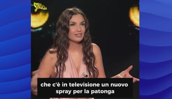 Elettra e lo spray per la patong