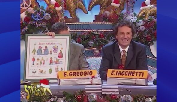 Non è Natale senza il regalo della signora Giusy Di Moglio: le risate di Greggio e Iacchetti