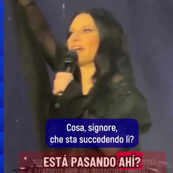 “Cosa sta succedendo lì? È ubriaco”: Laura Pausini ferma il concerto