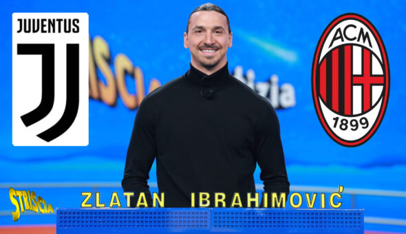 Zlatan Ibrahimovic: dal bancone di Striscia all’attesa per Milan-Juve