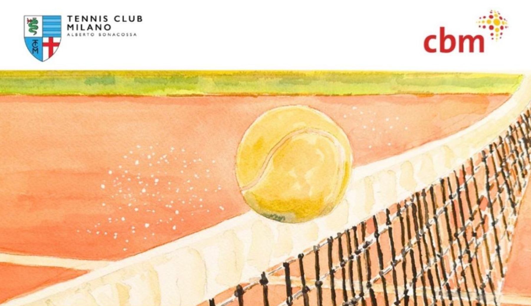 “Gioco. Partita. Incontro”: i campioni del tennis negli acquerelli di Severino Salvemini in mostra da oggi a Milano per CBM Italia