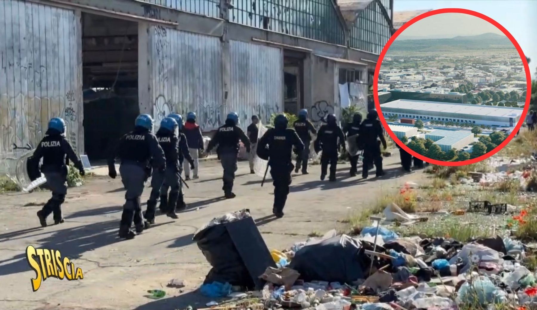 Roma, ex officine Romanazzi: da zona di degrado e spaccio ad area bonificata grazie all’intervento di Striscia