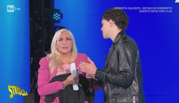 Mara Venier e la gaffe in diretta con Nicolò Filippucci