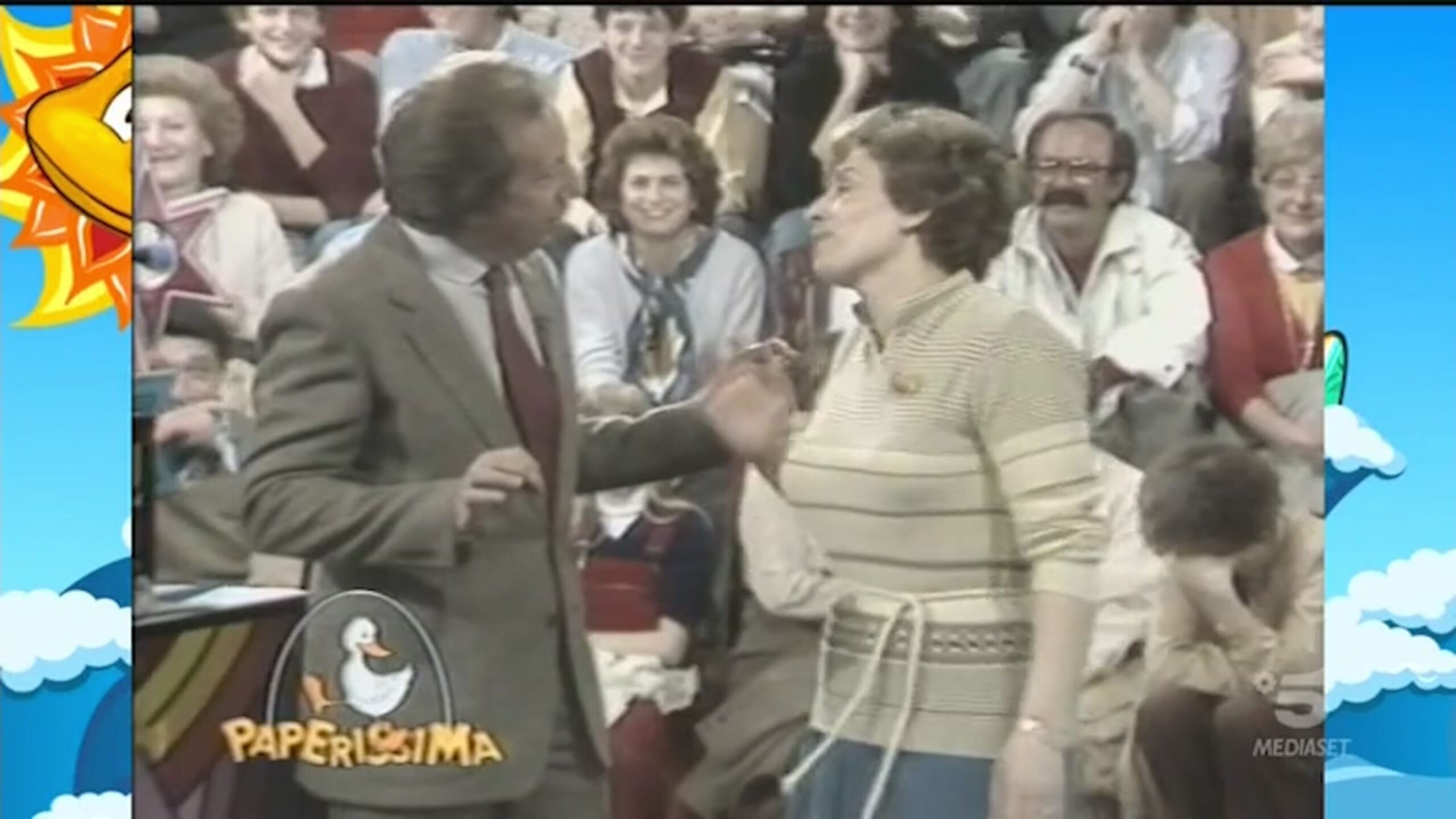 Mike Bongiorno inaugura a Paperissima il format antesignano dell’Isola dei Famosi