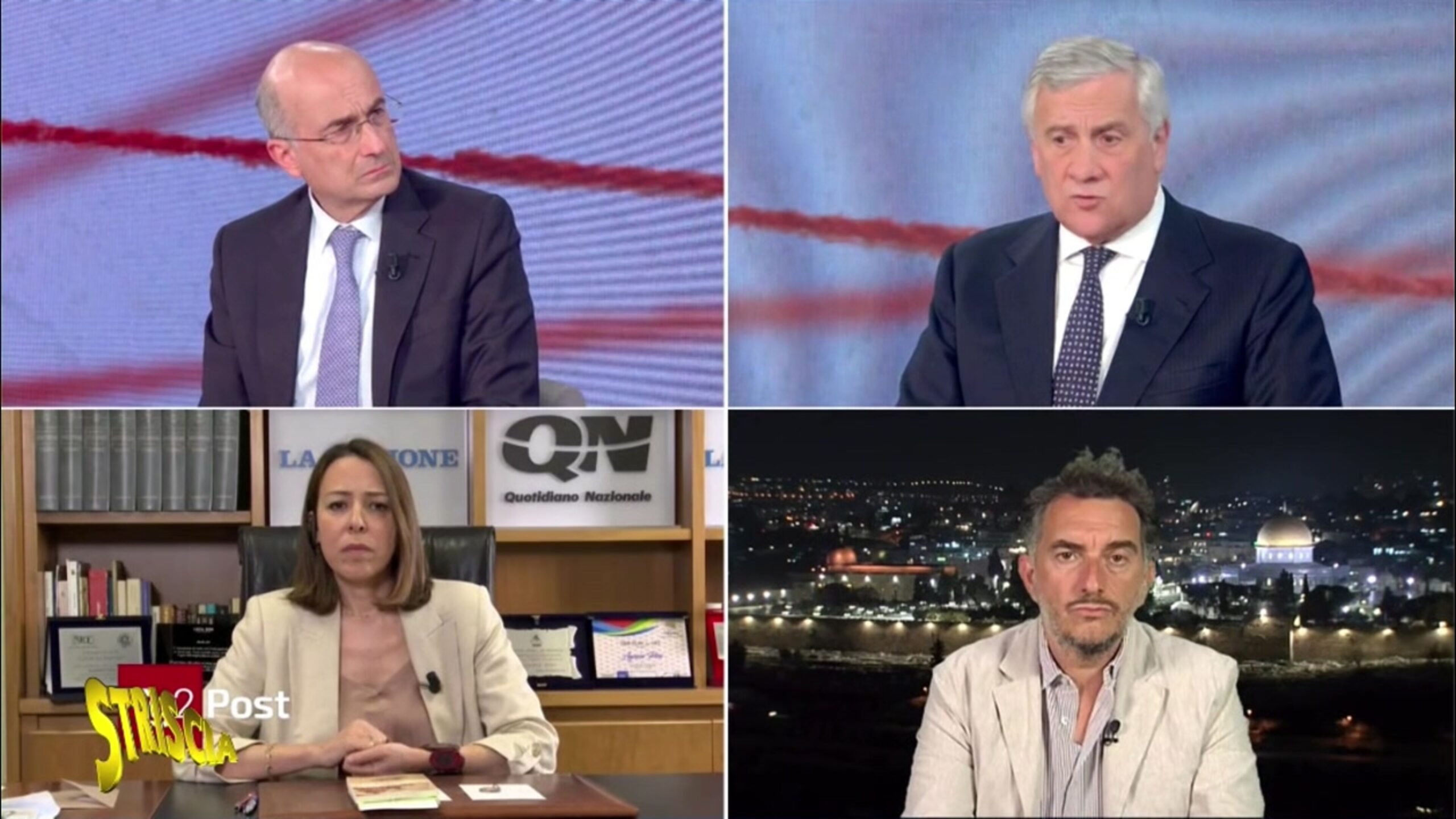 Caso Flotilla, Tajani va in tilt al “Tg2 Post”