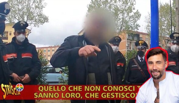 Asse clan Russo–Rione Traiano, tra gli indagati Festinese: lo scontro durissimo con Brumotti in un servizio di Striscia