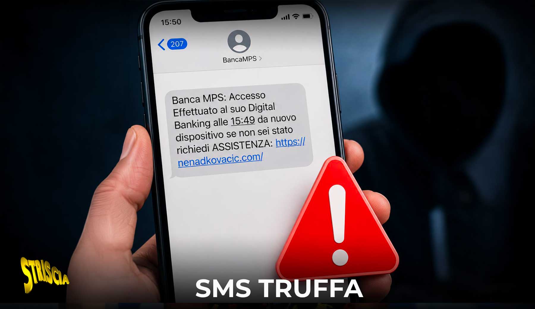 SMS truffa con “rischio multa”. I servizi di Morello sullo spoofing