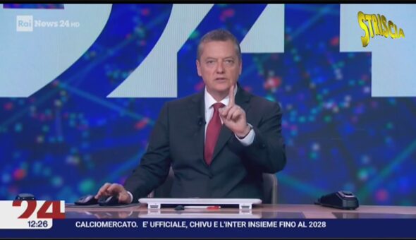 Crede di essere fuori onda e fa il dito medio alla regia: clamorosa papera del conduttore di RaiNews Alessandro Baracchini