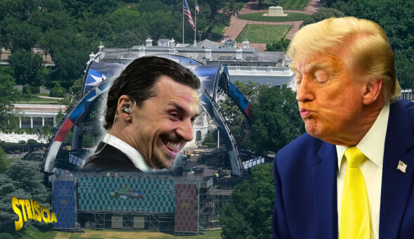 Trump compie 80 anni e Zlatan Ibrahimovic ha partecipato all’evento UFC alla Casa Bianca. Ecco le immagini esclusive di Striscia