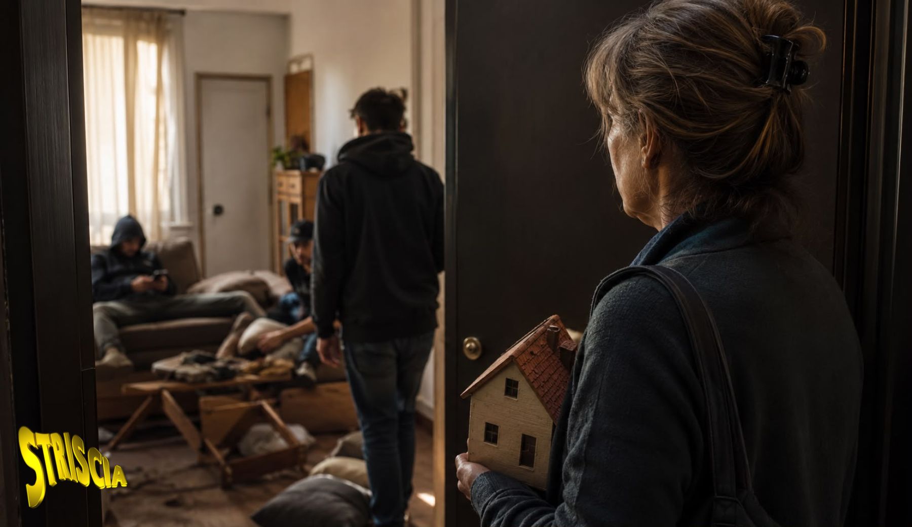 Diritto alla casa: anziana rientra nella casa occupata abusivamente grazie alla battaglia di Striscia