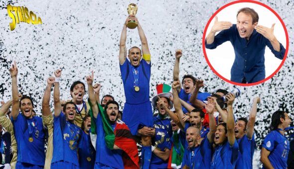 20 anni fa l'Italia vinceva i Mondiali di calcio 2006. Striscia c'era con Cristiano Militello